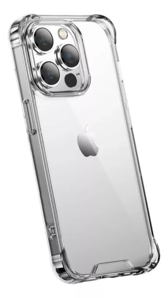 GENÉRICO CARCASA IPHONE 14 PRO ANTIGOLPE TRANSPARENTE 3 CÁMARAS