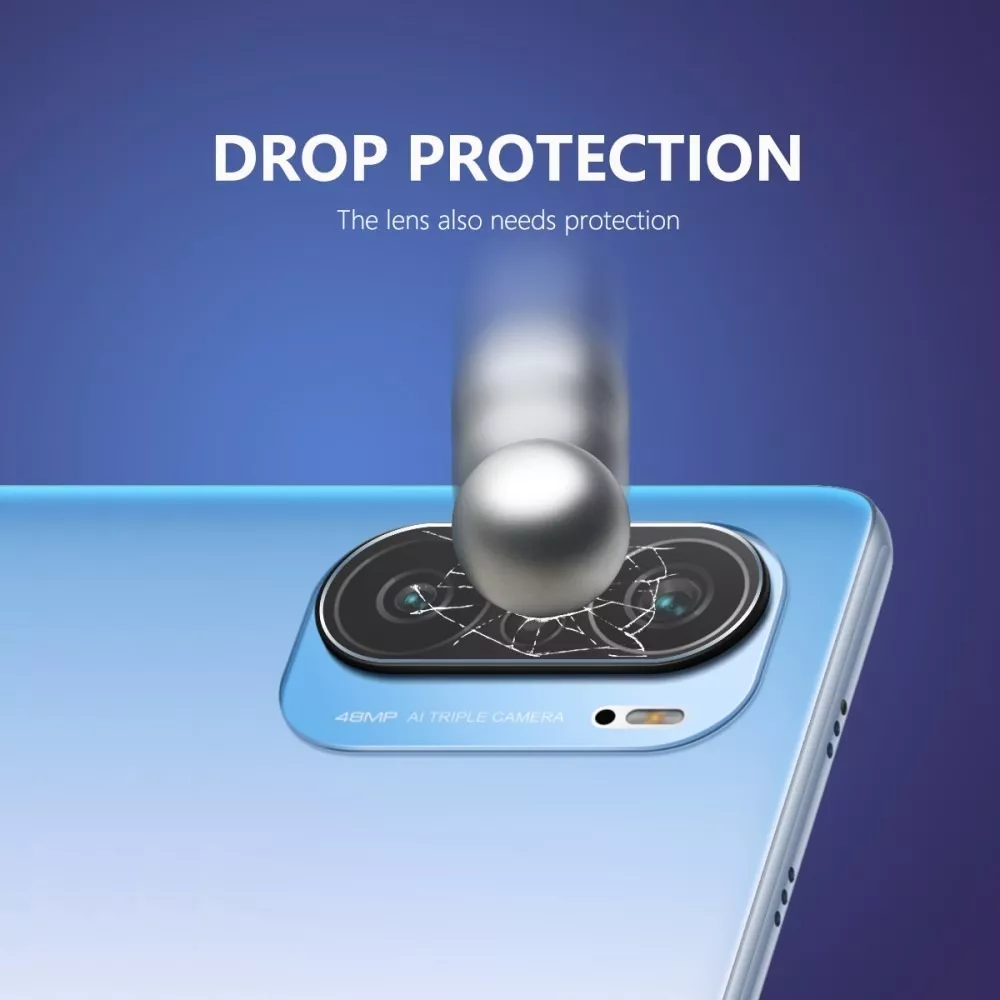PROTECTOR CÁMARA XIAOMI POCO F3 VIDRIO TEMPLADO ANTIRAYONES - 3