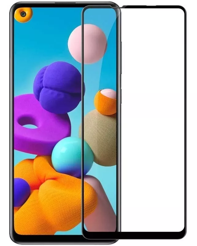 PROTECTOR SAMSUNG GALAXY A21S MICA VIDRIO FULL 9H 5D - 2