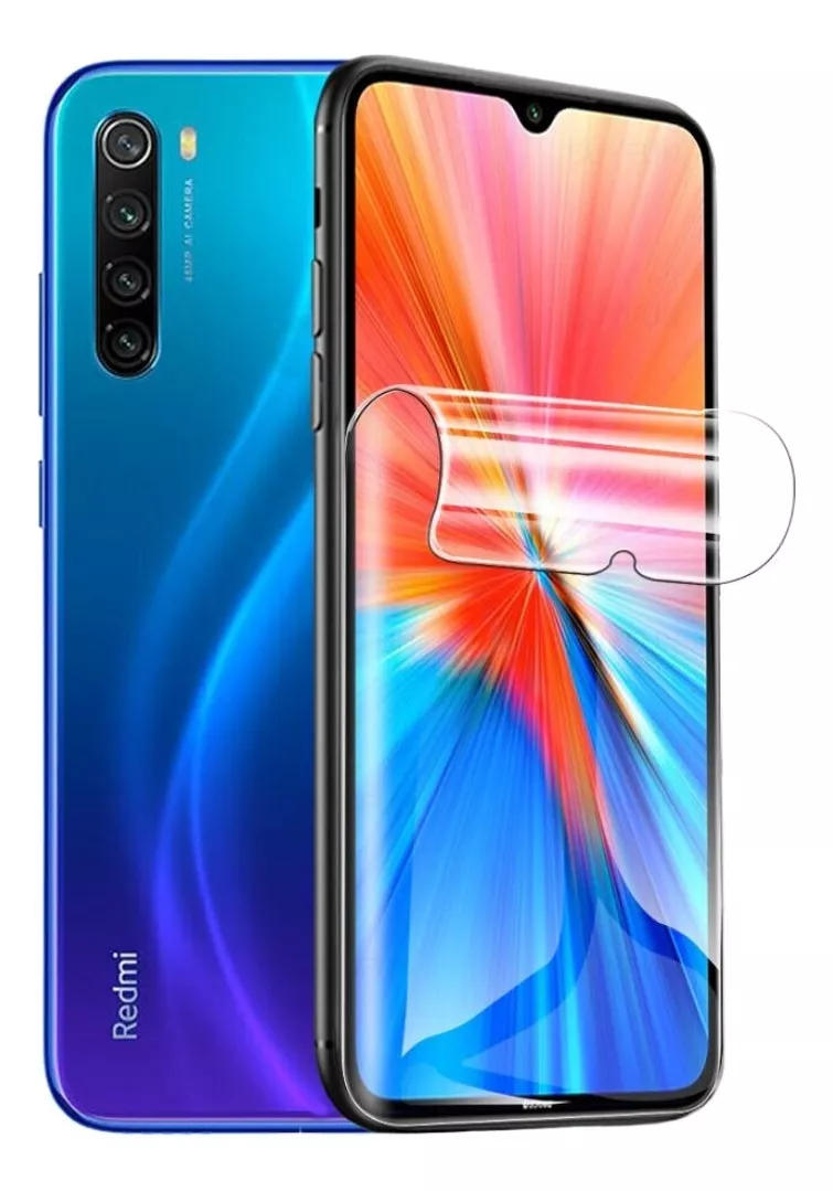 GENÉRICO PROTECTOR XIAOMI REDMI NOTE 8 LÁMINA HIDROGEL FULL PEGAMENTO