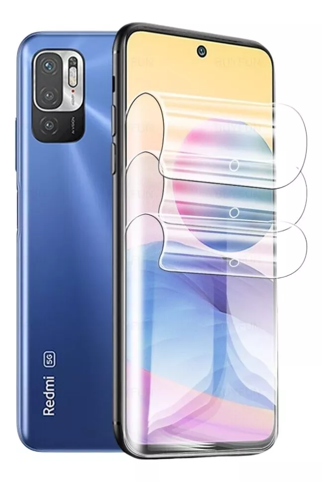 PROTECTOR XIAOMI REDMI NOTE 10 5G LÁMINA HIDROGEL FULL PEGAMENTO - 1