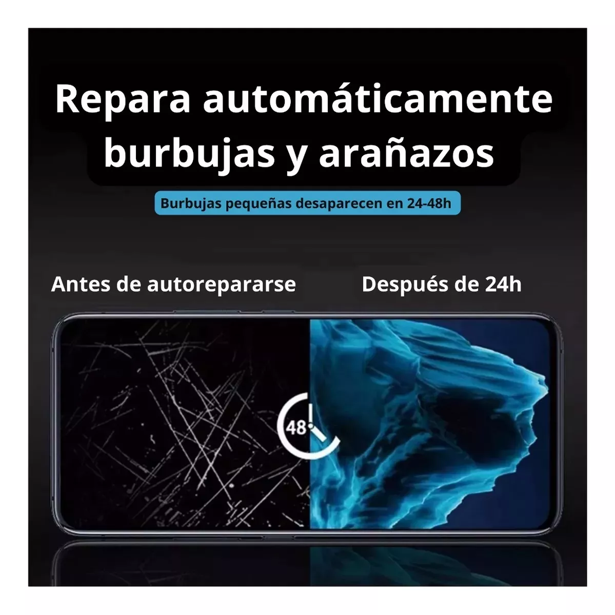 PROTECTOR XIAOMI REDMI NOTE 10 5G LÁMINA HIDROGEL FULL PEGAMENTO - 2