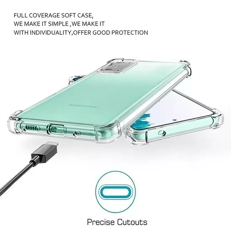 CARCASA SAMSUNG S20 FE TRANSPARENTE REFORZADA - 2