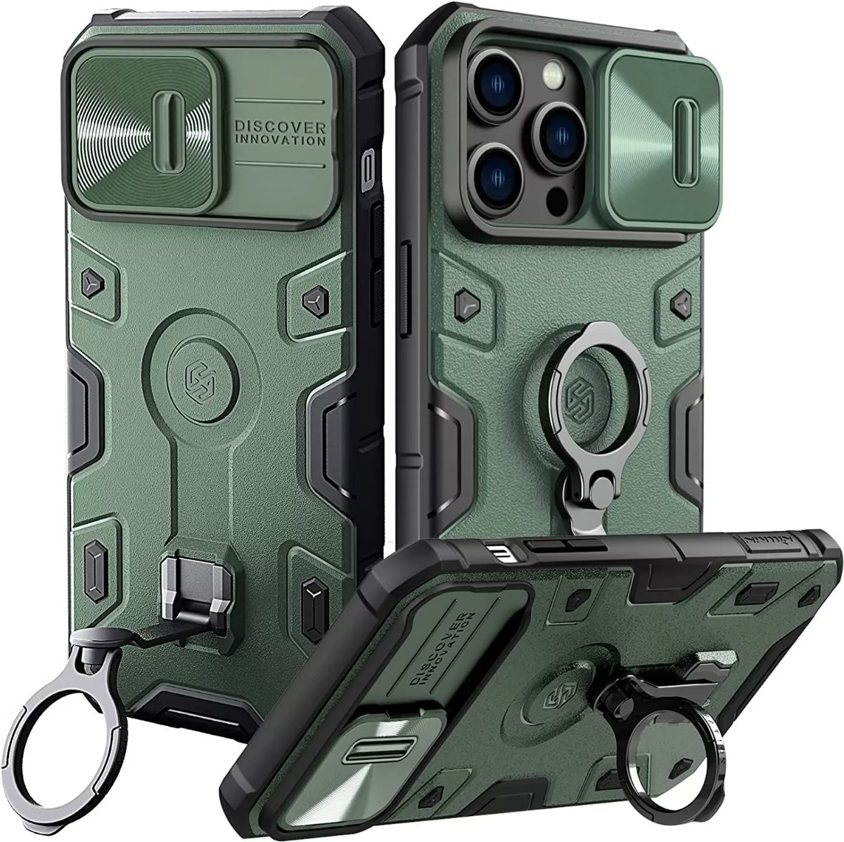 NILLKIN CARCASA IPHONE 14 14 PRO MAX IPHONE 14 PRO NILLKIN CAMSHIELD ARMOR COLOR VERDE
