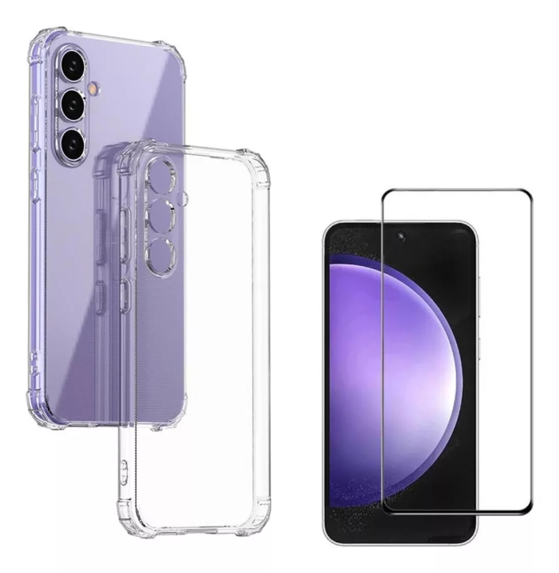 GENÉRICO CARCASA SAMSUNG S23 FE TRANSPARENTE REF + LÁMINA V