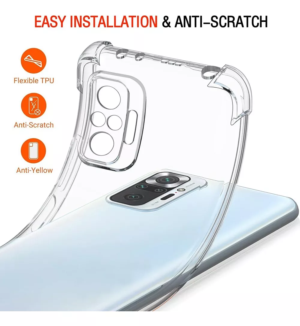 CARCASA XIAOMI REDMI NOTE 10 PRO SILICONA ANTIGOLPES - 3