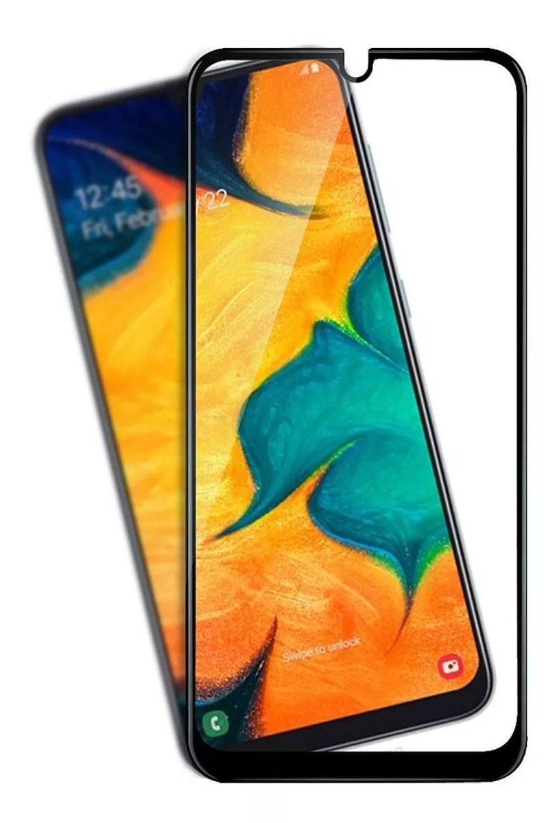 SAMSUNG PACK 2 PROTECTOR SAMSUNG GALAXY A20 VIDRIO TEMPLADO COMPLETO 5D FULL
