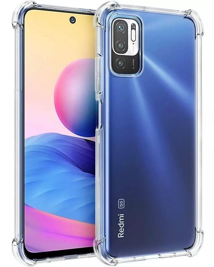 CARCASA XIAOMI REDMI NOTE 10 5G SILICONA + VIDRIO - 1