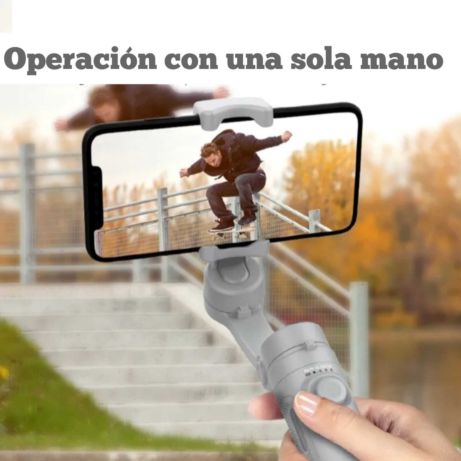 SOPORTE AXIS ESTABILIZADOR PARA CELULAR GIMBAL 3 ANTIVIBRACIÓN - 3