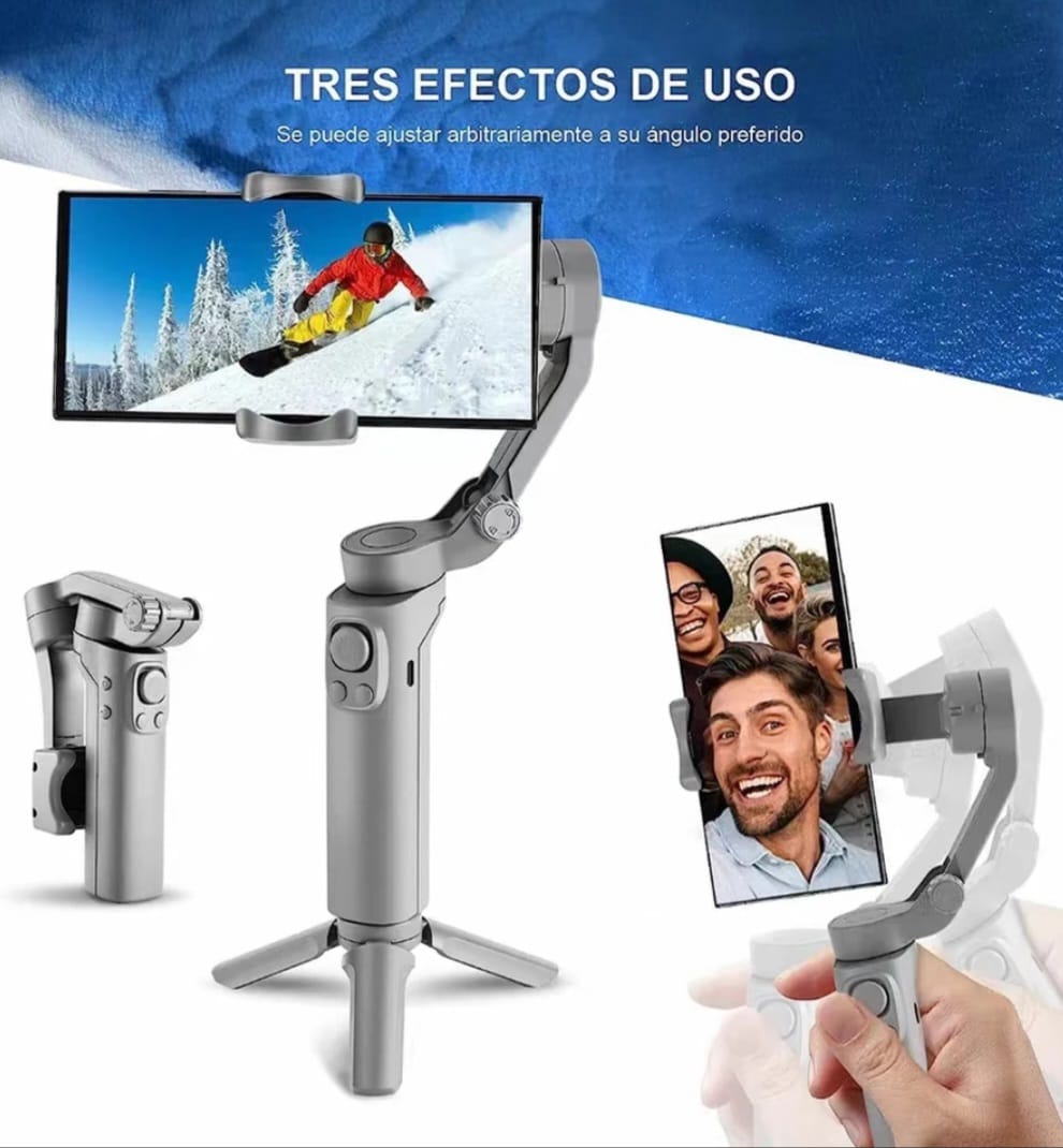 SOPORTE AXIS ESTABILIZADOR PARA CELULAR GIMBAL 3 ANTIVIBRACIÓN - 7