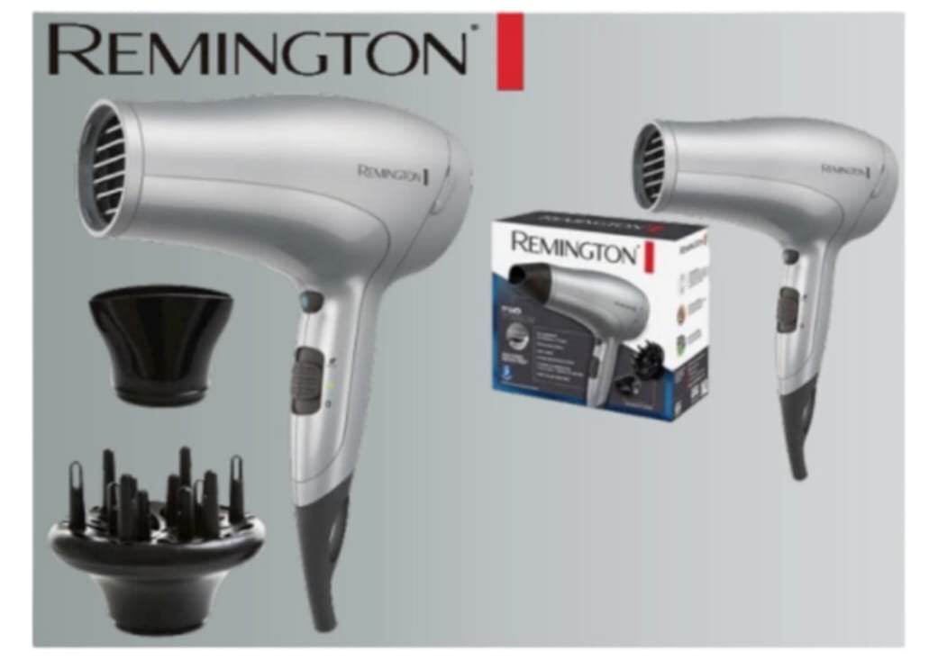 SECADOR DE PELO REMINGTON TITANIUM PRO D3019 2000W CON IONIZADOR - 3