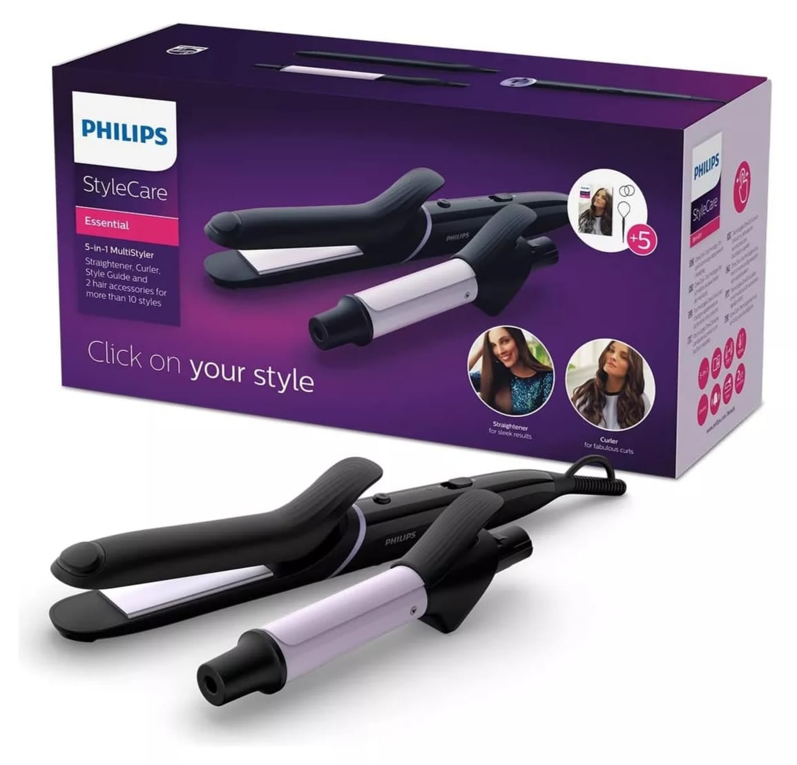 PHILIPS ALISADOR RIZADOR DE CABELLO  MULTI STYLER PHILIPS BHH811/00