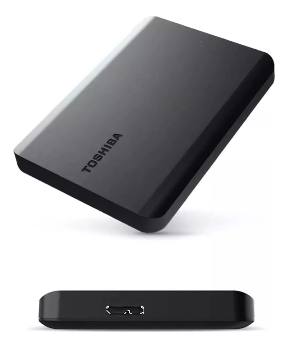 DISCO DURO EXTERNO TOSHIBA 1TB CANVIO BASICS HDTB510XK3AA - 2