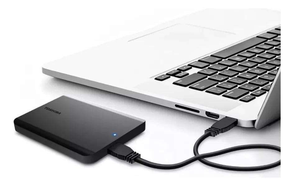 DISCO DURO EXTERNO TOSHIBA 1TB CANVIO BASICS HDTB510XK3AA - 4