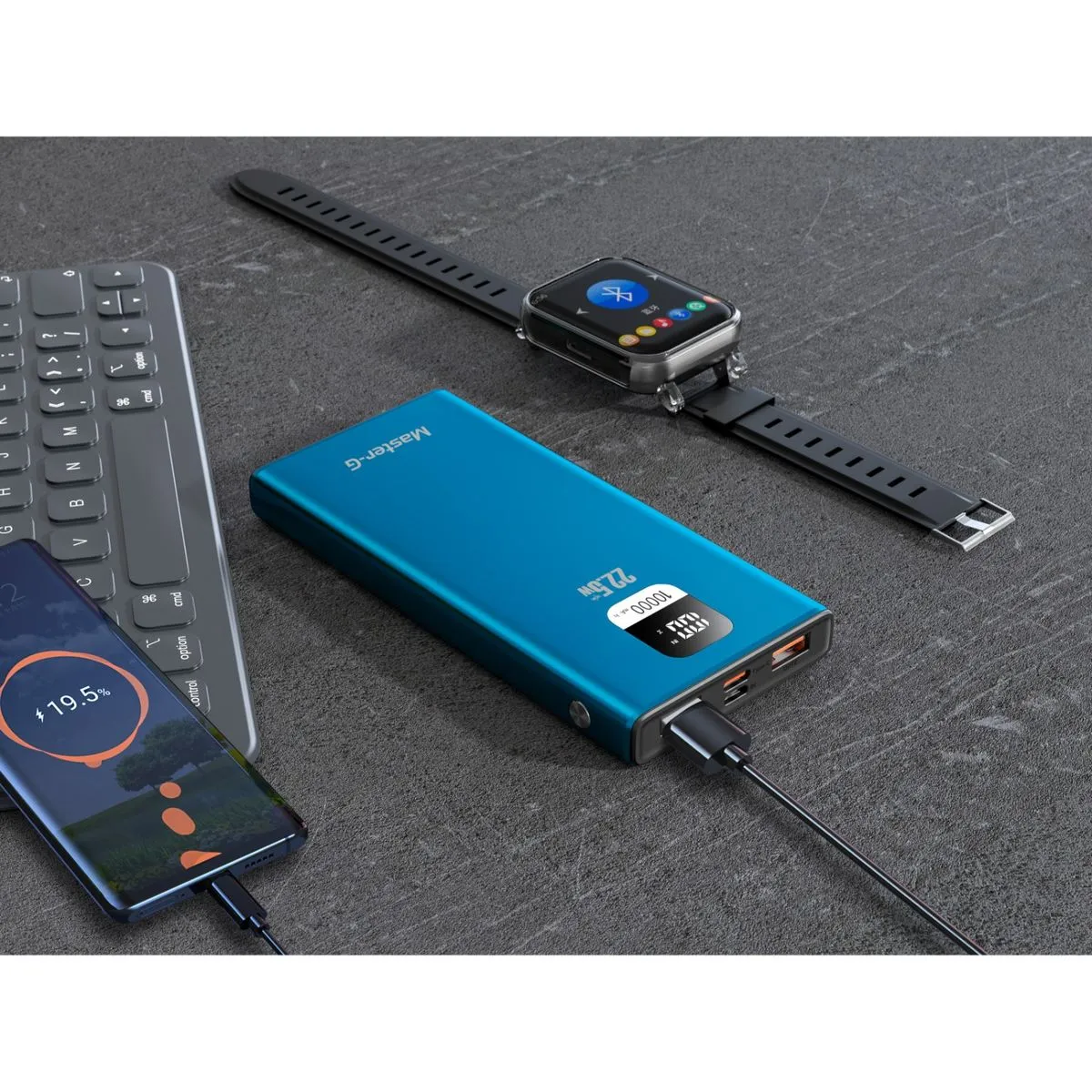 BATERÍA EXTERNA POWER BANK 10000 MAH 22.5W PD - 2