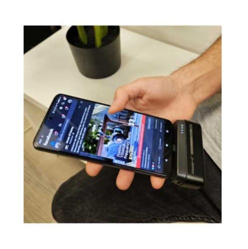 CARGADOR BASE PORTÁTIL POCKET 5000 MAH TIPO C NEGRO - 4