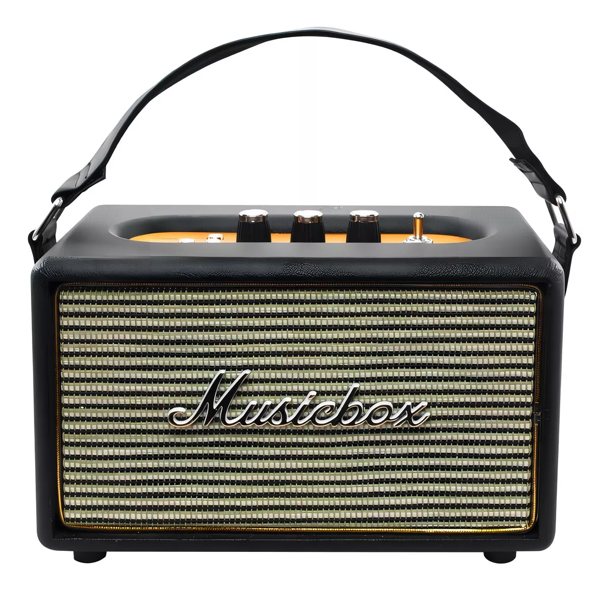 BLUETOOTH MLAB RADIO PARLANTE RETRO 70S MUSICBOX USB AUX - 2
