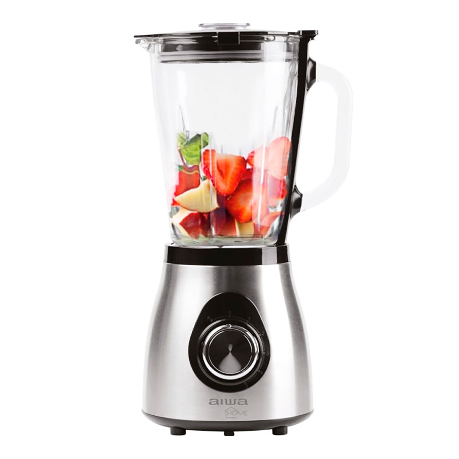 LICUADORA AIWA PIE ACERO INOXIDABLE PICA HIELO 500W 1.5L - 4