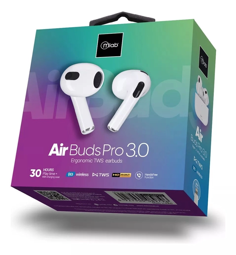 AUDÍFONO INALÁMBRICO BLUETOOTH MICROLAB TWS AIR BUDS PRO 3.0 - 1