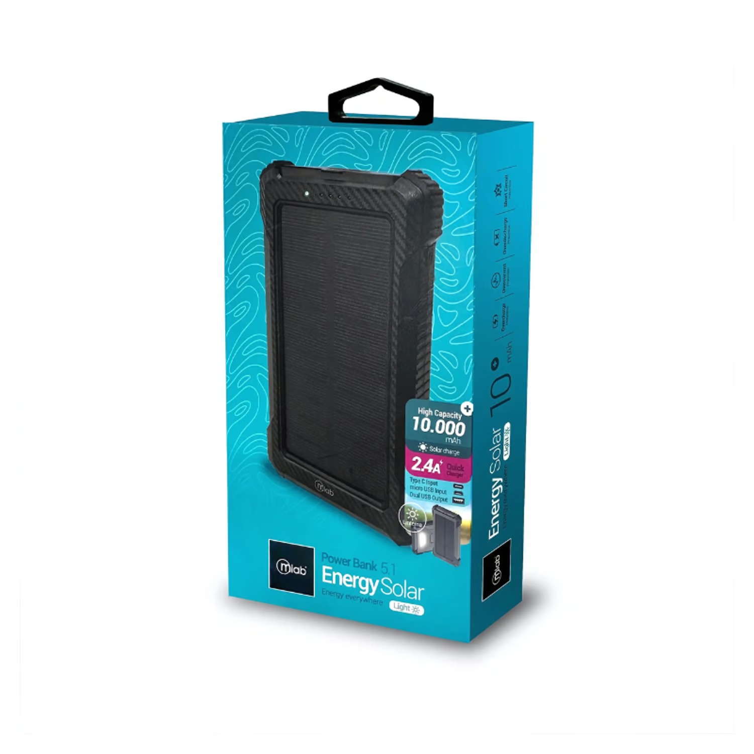POWER BANK ENERGÍA SOLAR 10000MAH - 8