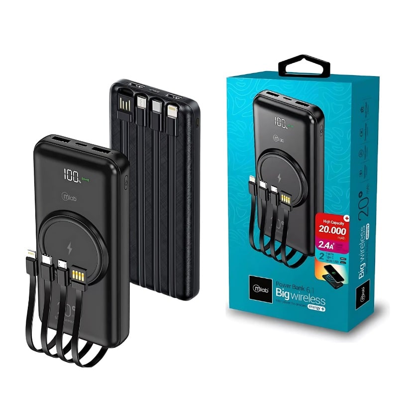 POWER BANK BIG WIRELESS 20.000 MAH - 1