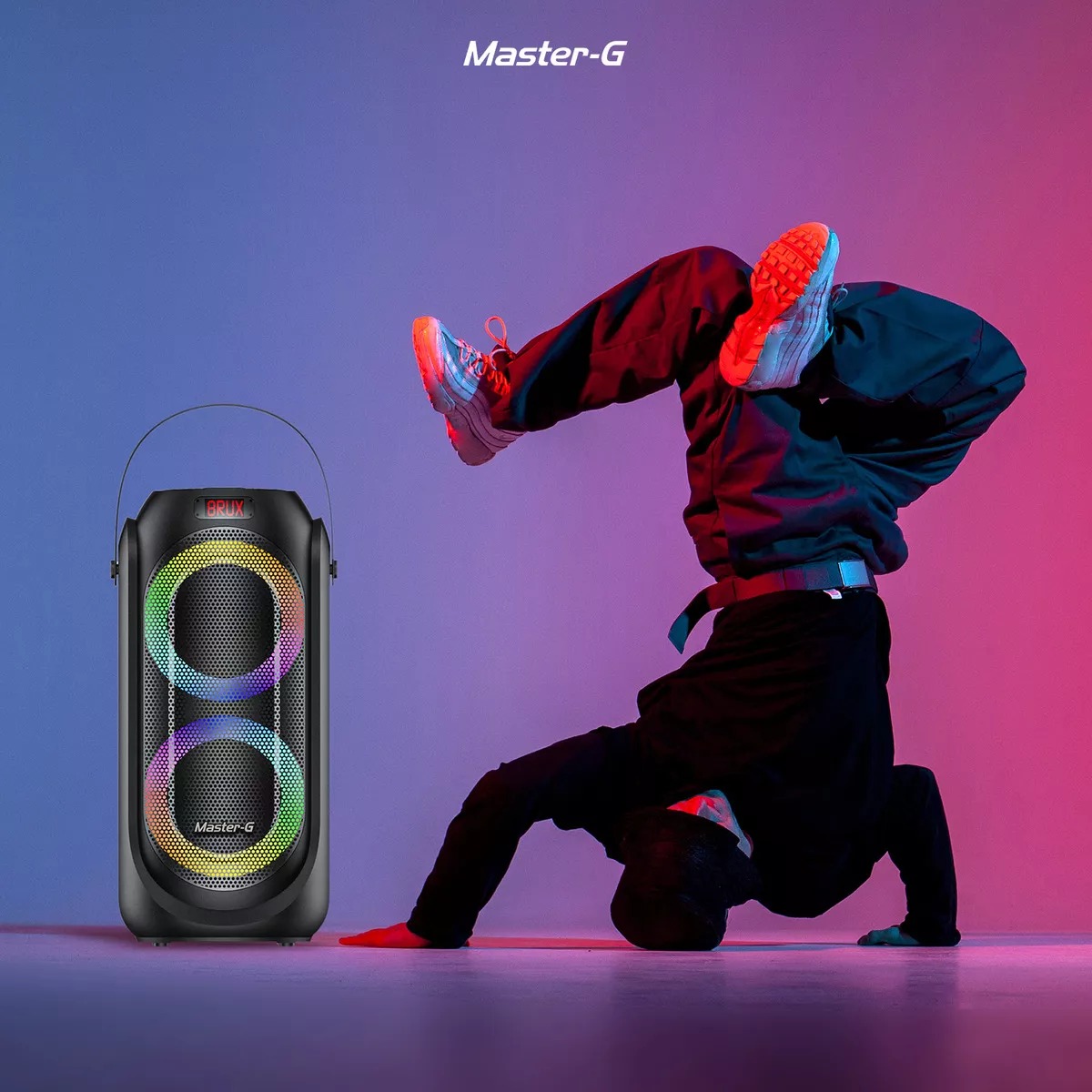 PARLANTE KARAOKE BLUETOOTH 6,5 X2 MGEVO - 4