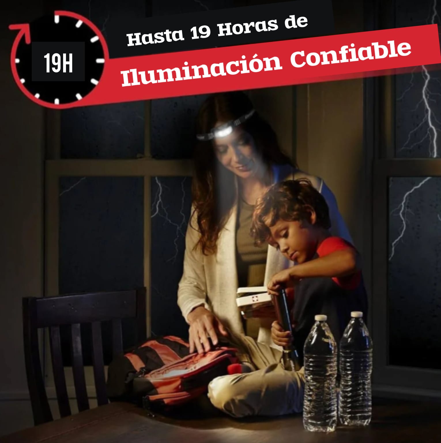 PACK 2 LINTERNAS FRONTAL ENERGIZER 60 LM VISIÓN NOCTURNA - 2