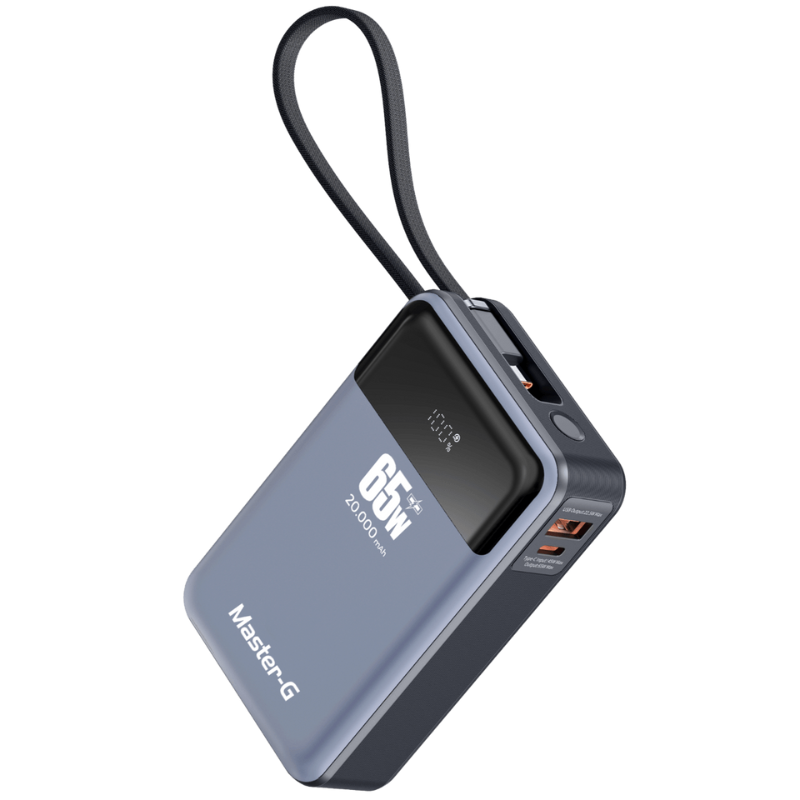 CARGADOR PORTÁTIL 20,000 MAH 65 W - 1