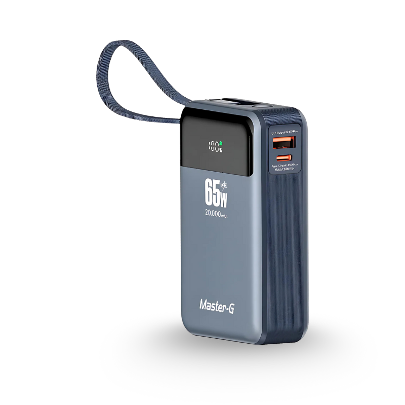 CARGADOR PORTÁTIL 20,000 MAH 65 W - 2