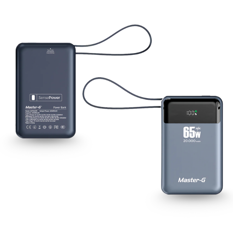 CARGADOR PORTÁTIL 20,000 MAH 65 W - 5