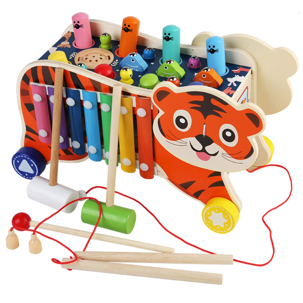 PEGA AL TOPO JUEGO MONTESSORI Y MULTIFUNCIONAL PARA NIÑOS - 1