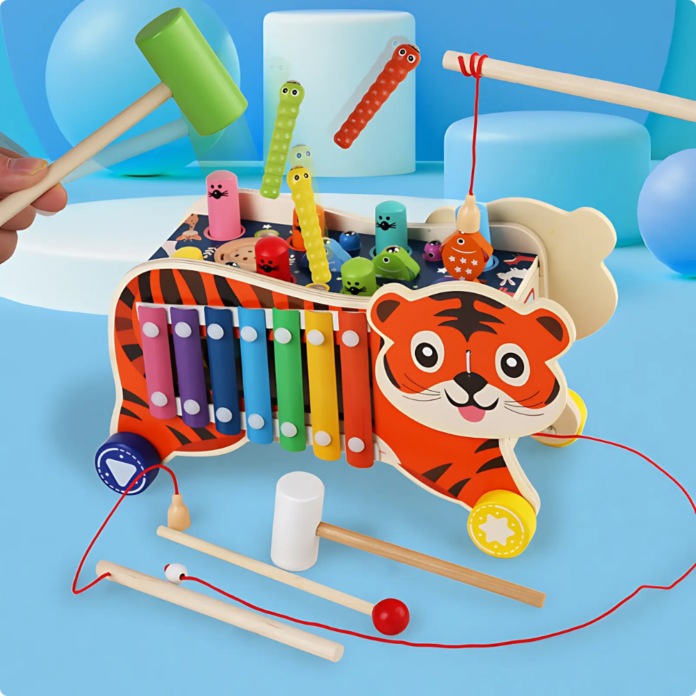 PEGA AL TOPO JUEGO MONTESSORI Y MULTIFUNCIONAL PARA NIÑOS - 2