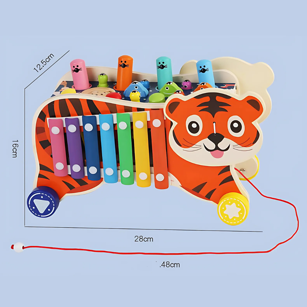 PEGA AL TOPO JUEGO MONTESSORI Y MULTIFUNCIONAL PARA NIÑOS - 5
