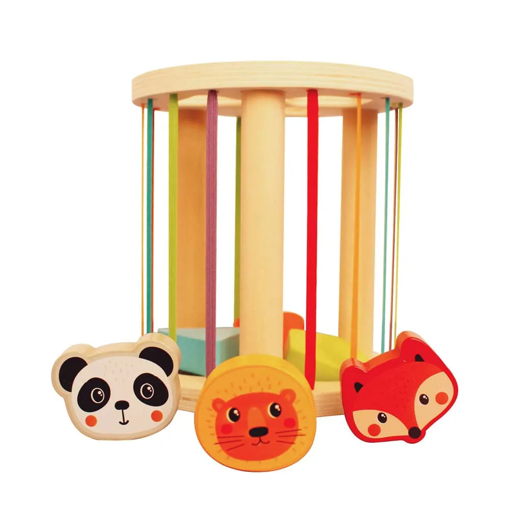 CLASIFICADOR DE FORMAS DE MADERA JUGUETE MONTESSORI EDUCATIVO - 2