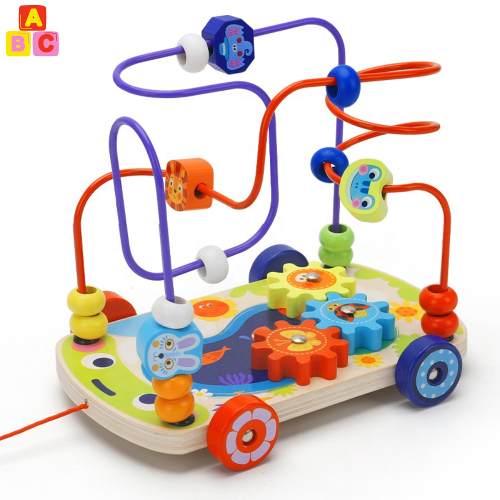LABERINTO DE CUENTAS MONTESSORI CON ANIMALES - 1