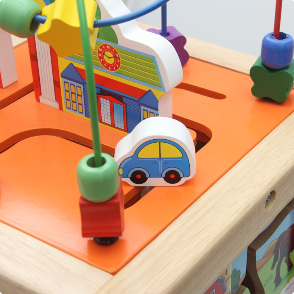 CARRO CAMINADORA MULTIFUNCIONAL DE MADERA  JUEGO MONTESSORI - 4
