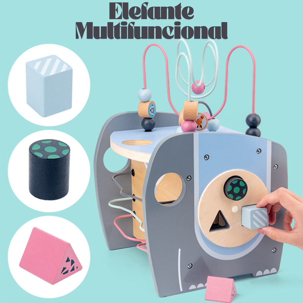 CENTRO DE ACTIVIDADES MONTESSORI DE MADERA MULTIJUEGOS - 3