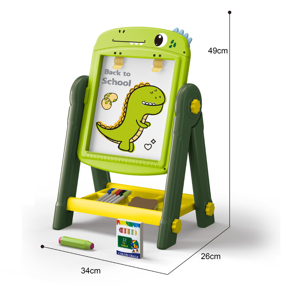 PIZARRA DE DIBUJO INFANTIL 2 EN 1 360° + ACCESORIOS - 6