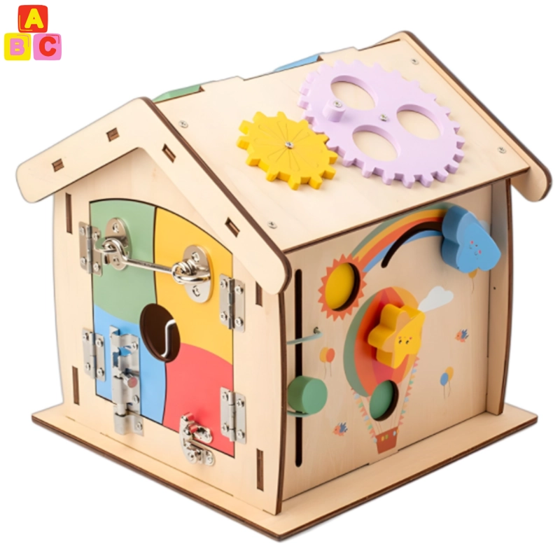 CASA DE ACTIVIDADES SENSORIALES MONTESSORI DE MADERA - 1