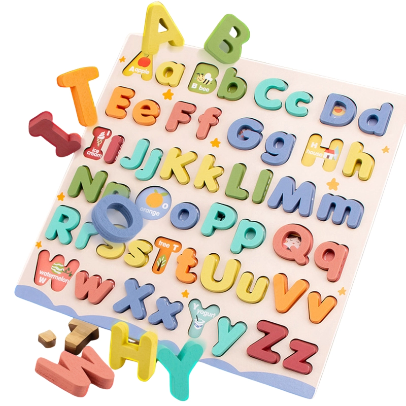 ABECEDARIO DIDACTICO EN MADERA LETRAS Y PALABRAS - 1