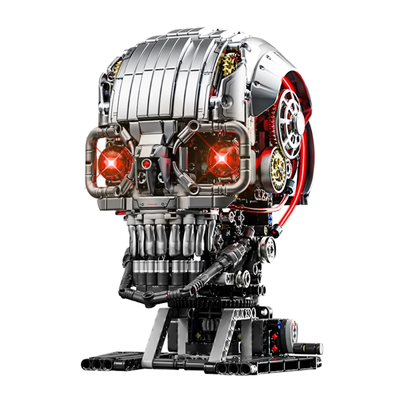 ESQUELETO ROBOTICO MECANICO 1099 PIEZAS ARMABLE CON LUZ - 1
