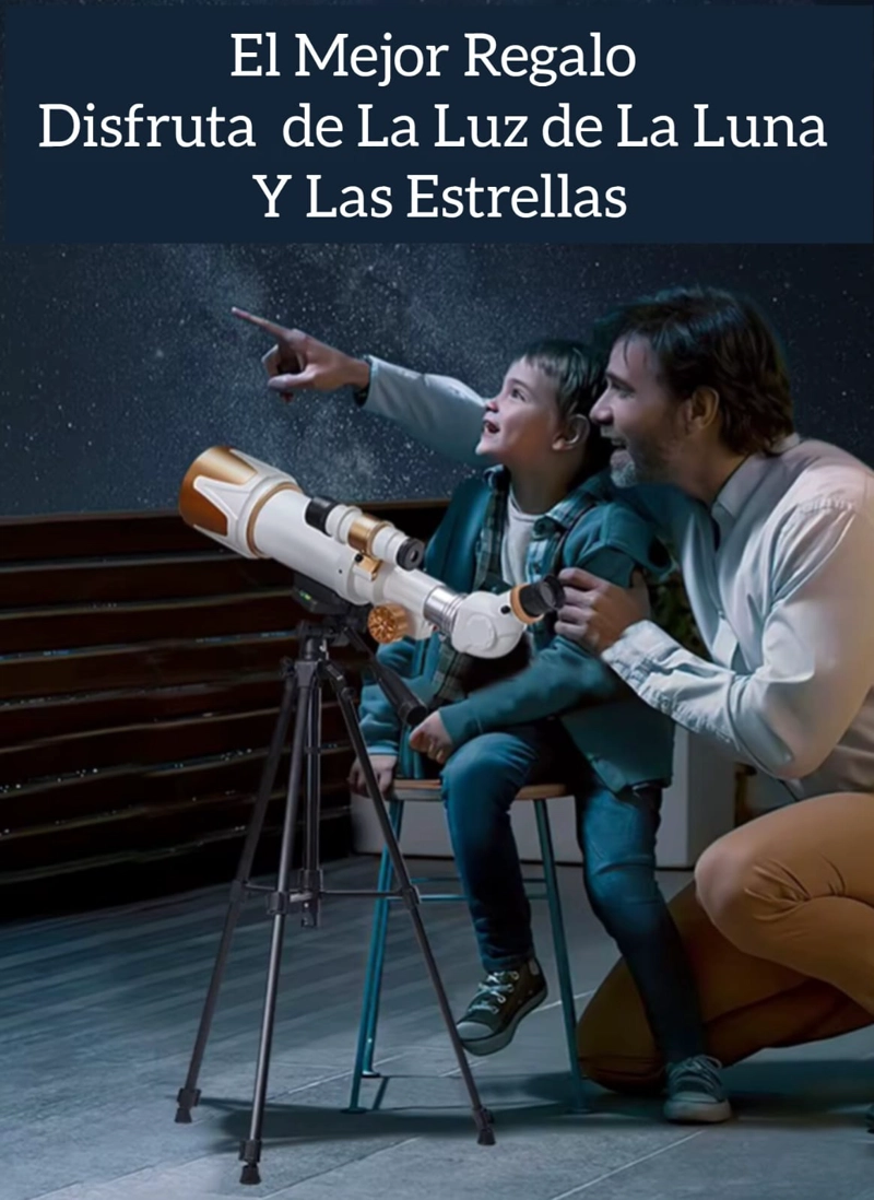 TELESCOPIO ASTRONOMICO ALTA DEFINICION CON TRIPODE - 6