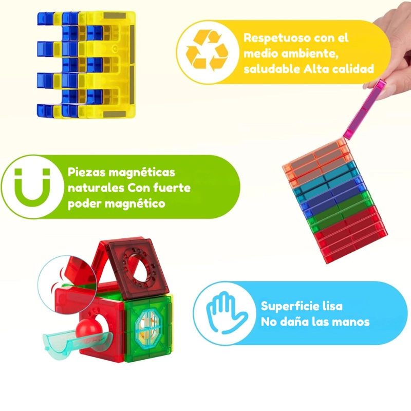 SET DE BLOQUES MAGNE TICOS STEM – 100 PIEZAS - 4
