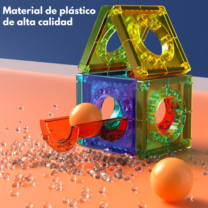 SET DE BLOQUES MAGNE TICOS Y PISTA STEM – 45 PIEZAS - 2