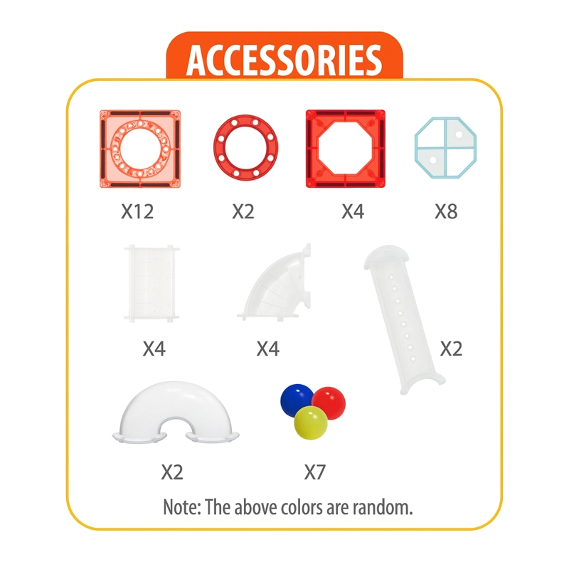 SET DE BLOQUES MAGNE TICOS Y PISTA STEM – 45 PIEZAS - 6
