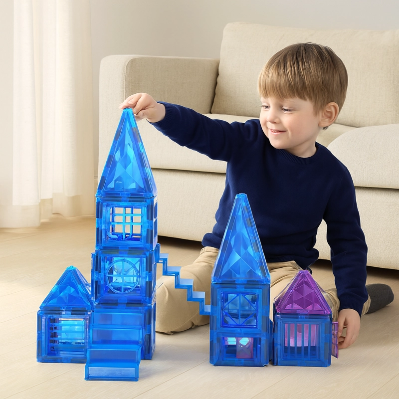 SET DE BLOQUES MAGNE TICOS DIAMOND SERIES – 96 PIEZAS - 7