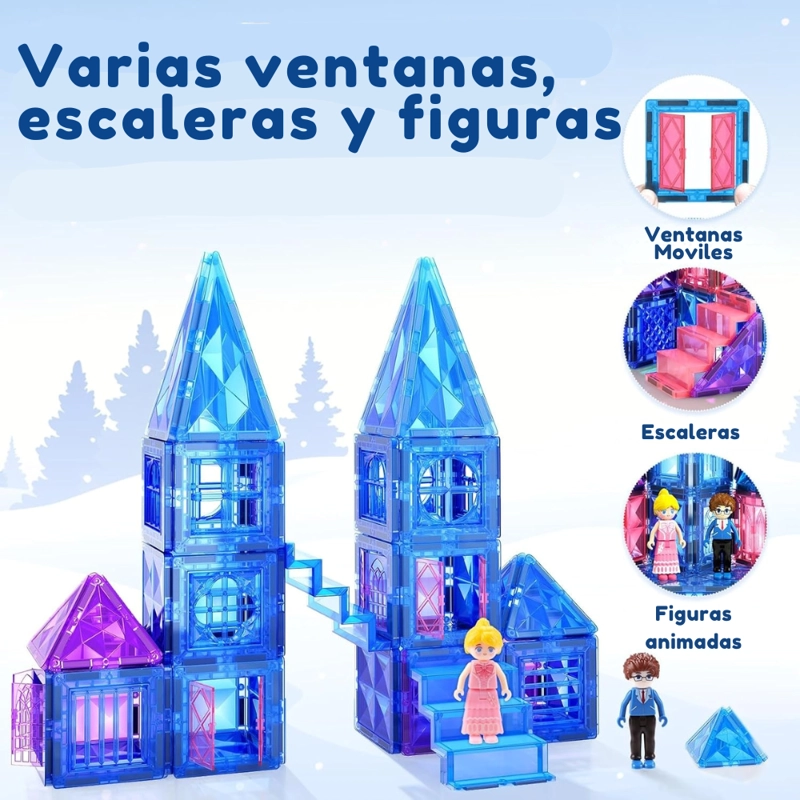 SET DE BLOQUES MAGNE TICOS DIAMOND SERIES – 96 PIEZAS - 8