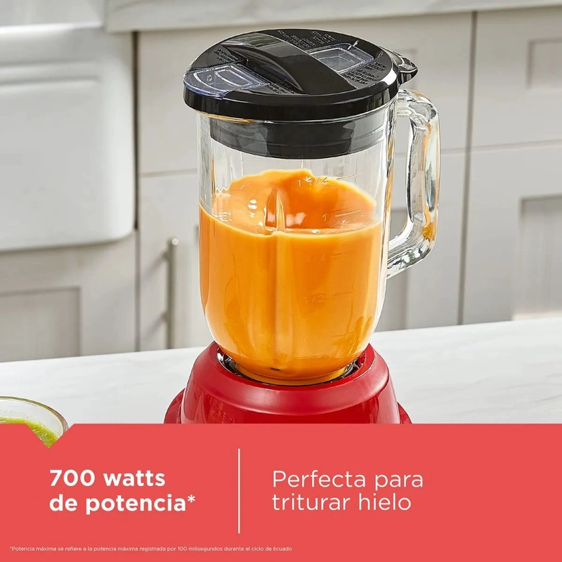 LICUADORA PROCESADOR BLACK+DECKER 1.25L VIDRIO 8 VELOCIDADES - 5