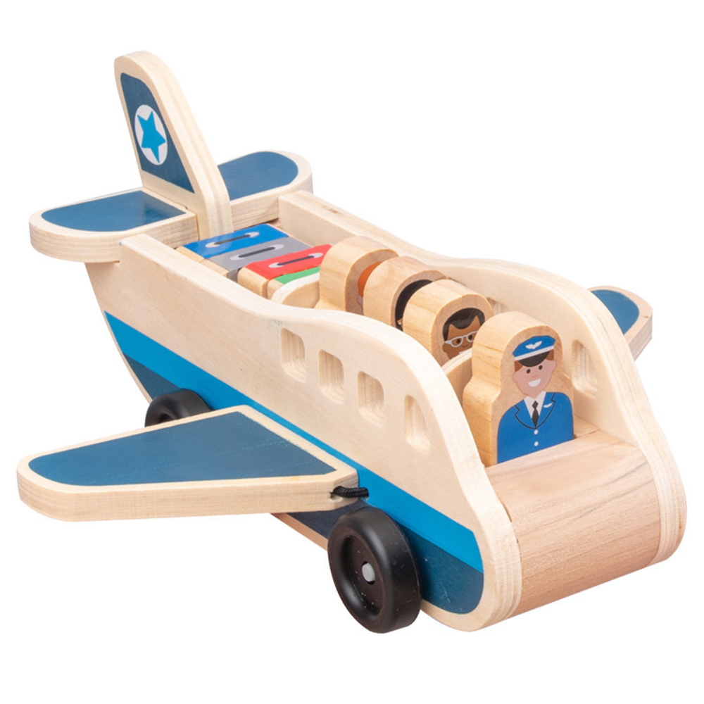 AVION DE MADERA EDUCATIVO MONTESSORI - 3