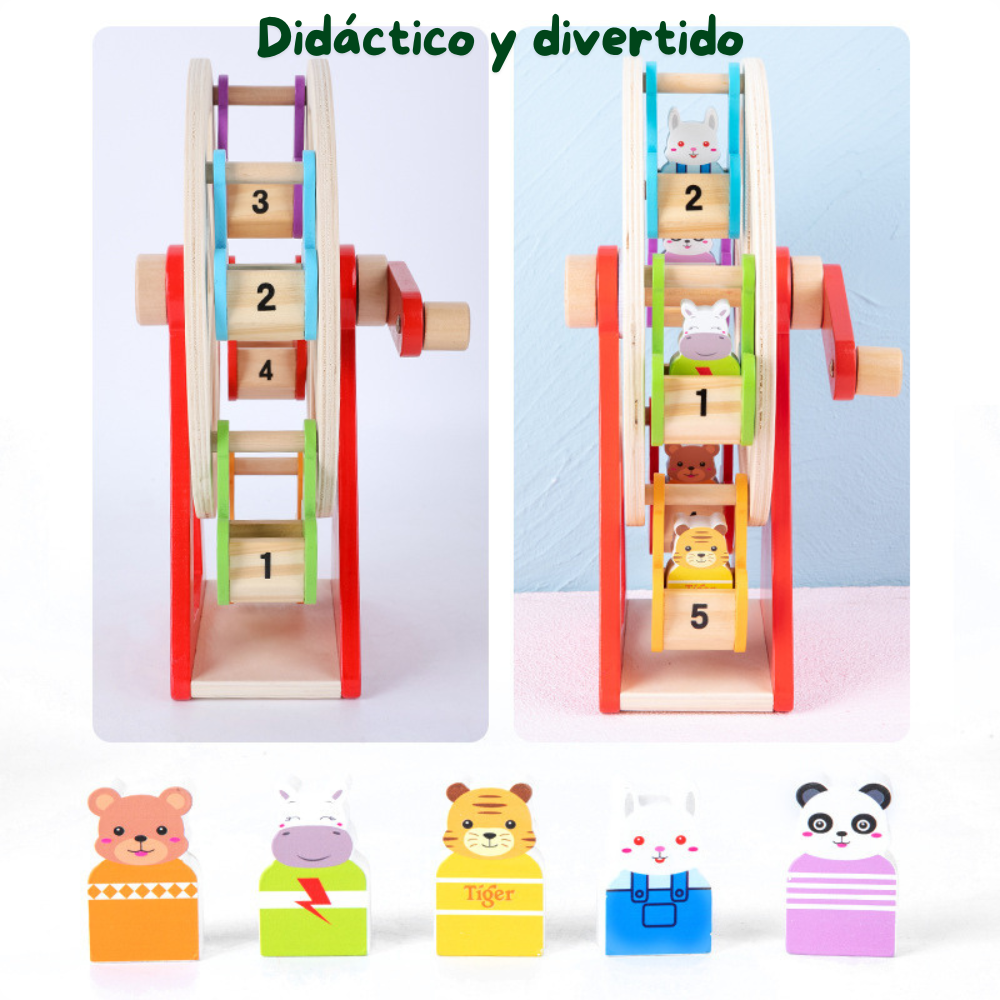 MOLINO DIDACTICO DE MADERA JUEGO EDUCATIVO MONTESSORI - 5